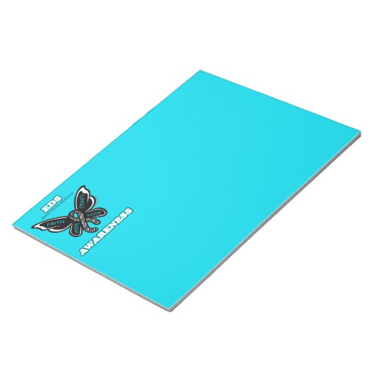Butterfly/Awareness..EDS Notepad Notizblock (angewinkelt)