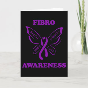 Butterfly/Awareness..Fibro-Karte Karte