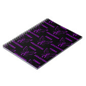 Butterfly/Awareness..Fibro-Notebook Notizblock (Linke Seite)