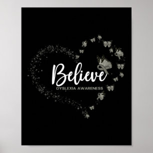 Butterfly Awareness glauben Poster