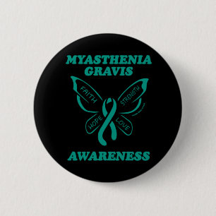 Butterfly/Awareness..Myasthenia Gravis Button