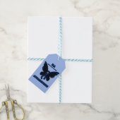 Butterfly/Awareness...RA Geschenktags Geschenkanhänger (Mit Garn)