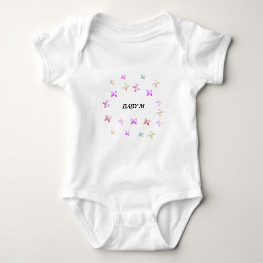 butterfly Baby,Baby Bodysuit Baby Strampler (Vorderseite)