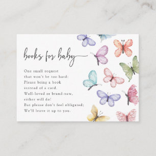 Butterfly Baby Books Card Begleitkarte