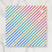 Butterfly Baby Dusche Danke Tags Geschenkanhänger (Rückseite)