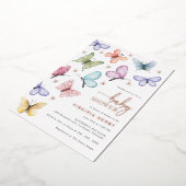 Butterfly Baby Dusche Einladung (Gedreht)