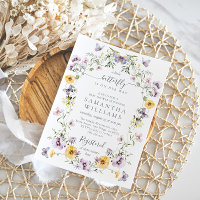 Butterfly Baby Dusche Wildblume