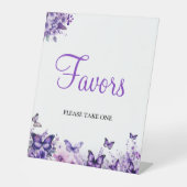 Butterfly-Baby-Duschfavoriten Sockelschild (Vorderseite)