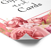 Butterfly Baby Duschgeschenke und Karten Party Zei Poster (Ecke)