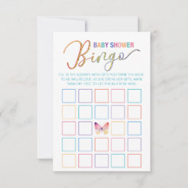 Butterfly Baby Shooter Bingo Game