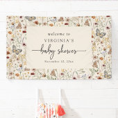 Butterfly Baby Showbanner Banner