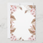  Butterfly Baby Shower  Einladung (Rückseite)