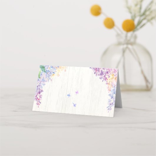 Butterfly Baby Shower Food Labels oder Platzkarten (Rückseite)