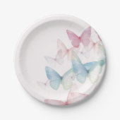 "Butterfly Baby Shower Paper Teller" Pappteller (Vorderseite)