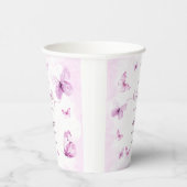 Butterfly Baby Shower Pappbecher (Rechts)