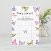 Butterfly Baby Showingspiel Einladung (Stehend Vorderseite)