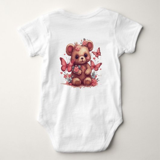 Butterfly Baby Strampler (Rückseite)