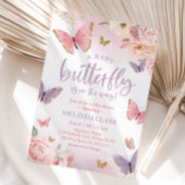 Butterfly-Babydusche, Mädchendusche Einladung