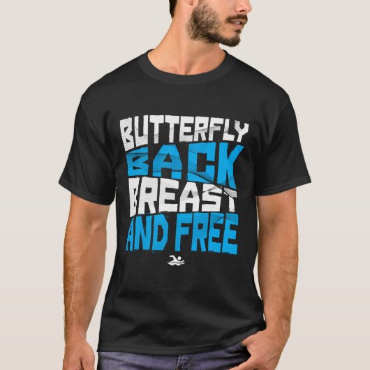 Butterfly Back Breast und kostenloses Swim Medley T-Shirt (Vorderseite)