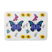 Butterfly Bad Bathmat Badematte (Vorderseite)