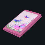 Butterfly-Ballet Tri-fold Geldbeutel<br><div class="desc">Wallets mit farbenfrohen Schmetterlingen Fliegen in der Natur Wasserfarben Schmetterling und Blume - Wählen / Fügen Sie Ihren Lieblingstext / Farbe - Machen Sie Ihr einzigartiges Geschenk - Vergrössern und verschieben oder entfernen und fügen Sie Elemente mit dem Anpassungs-Tool hinzu! - Zeichn und Design von MIGNED. Sie können meine Designs...</div>