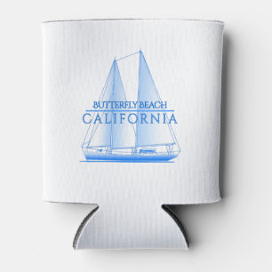 Butterfly Beach Coastal Nautical Sailing Dosenkühler