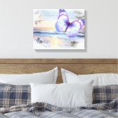 Butterfly Beach Leinwand (Insitu (Schlafzimmer))