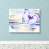 Butterfly Beach Leinwand (Insitu (Holzboden))
