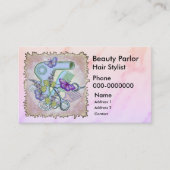 Butterfly Beauticier-Terminierungskarte Terminkarte (Vorderseite)