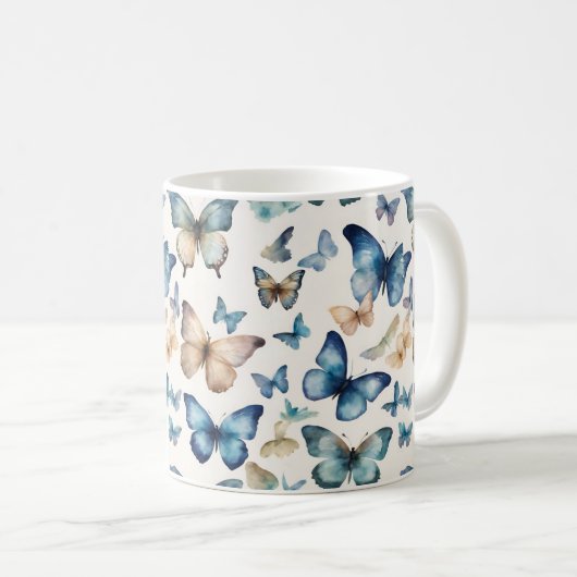 Butterfly Beauties Kaffeetasse (VorderseiteRechts)