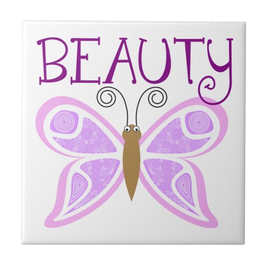 Butterfly Beauty Fliese (Vorderseite)