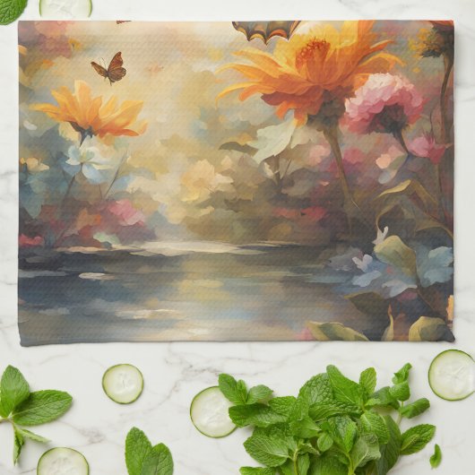 Butterfly Beauty Geschirrtuch (Gefaltet)