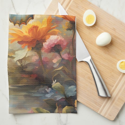 Butterfly Beauty Geschirrtuch (Viertel Falte)