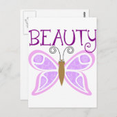 Butterfly Beauty Postkarte (Vorne/Hinten)