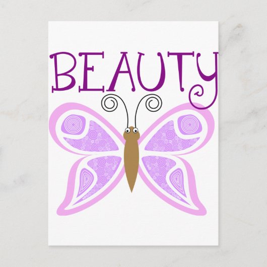 Butterfly Beauty Postkarte (Vorderseite)