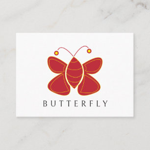 Butterfly Beauty Salon Business Card Visitenkarte