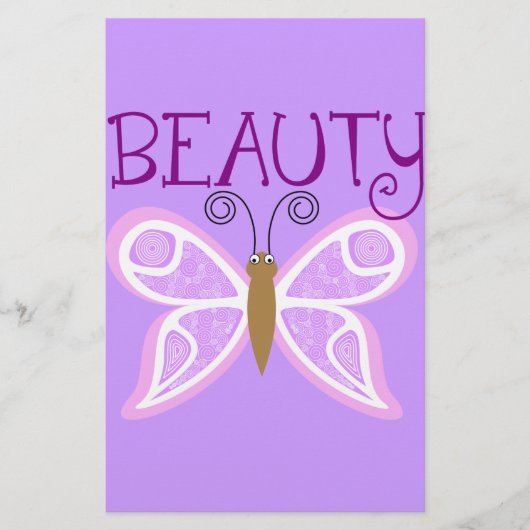 Butterfly Beauty Scrapbook Briefpapier (Vorderseite)