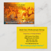 Butterfly Beauty Vertrauensperson Visitenkarte (Vorne/Hinten)