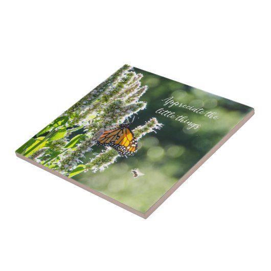 Butterfly & Bee Tile Fliese (Seite)