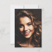 Butterfly Beileid Foto Danke Karte (Rückseite)