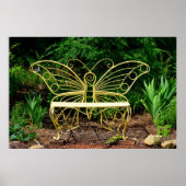 Butterfly Bench Chair Poster (Vorne)