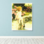 BUTTERFLY Bessie Pease Gutmann Art Leinwanddruck (Insitu (Holzboden))