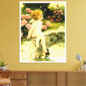 BUTTERFLY Bessie Pease Gutmann Art Leinwanddruck