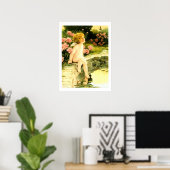 BUTTERFLY Bessie Pease Gutmann Art Poster (Heimbüro)