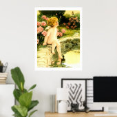 BUTTERFLY Bessie Pease Gutmann Art Poster (Heimbüro)