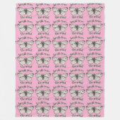 Butterfly BFTG Fleece Blanket (Vorderseite)