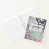Butterfly Birds Abstrakte Personalisierte Poesie Notizblock (Innenseite)