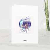 Butterfly Birthday Card - Blue Butterfly Geburtsta Karte (Rückseite)