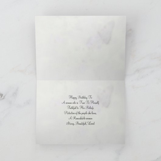 Butterfly Birthday Card - Gulf Fritillary Karte (Innenseite)