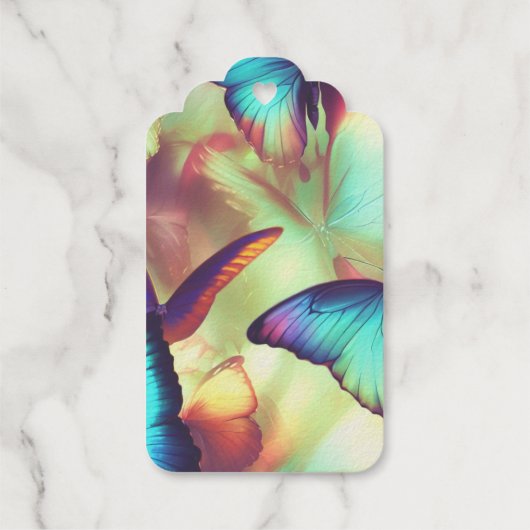 Butterfly Birthday Geschenkanhänger (Rückseite)